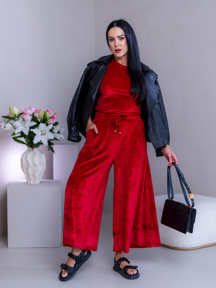 7/8OVÉ EXTRA ŠIROKÉ NOHAVICE “BRIANNA”