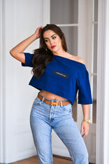 COMFY TOP S LODIČKOU A S ETIKETOU - TEPLÁKOVINA