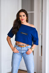COMFY TOP S LODIČKOU A S ETIKETOU - TEPLÁKOVINA