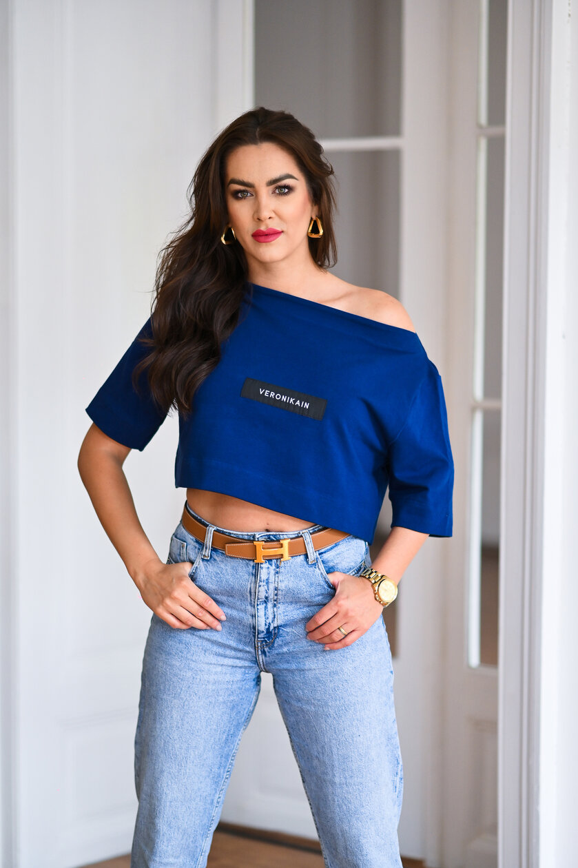COMFY TOP S LODIČKOU A S ETIKETOU - TEPLÁKOVINA