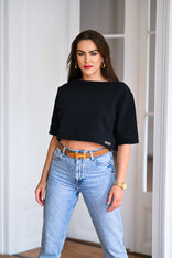 COMFY TOP S LODIČKOU - TEPLÁKOVINA
