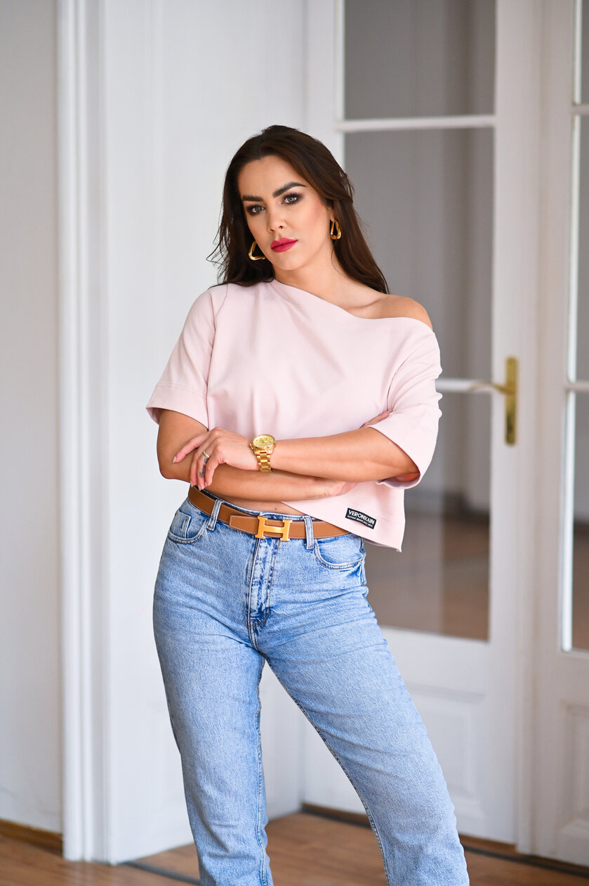 COMFY TOP S LODIČKOU - TEPLÁKOVINA