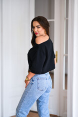 COMFY TOP S LODIČKOU - TEPLÁKOVINA