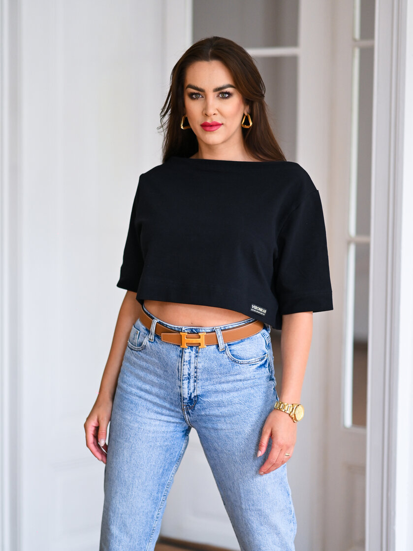 COMFY TOP S LODIČKOU - TEPLÁKOVINA