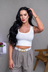 CROP TOP “LARA” - TIELKO S VÝSTRIHOM