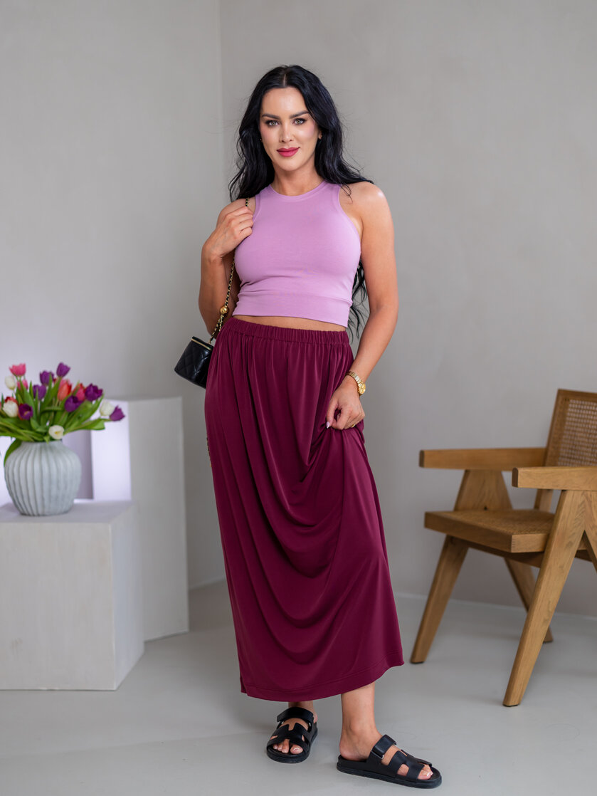 CROP TOP “LARA” - VYKROJENÉ TIELKO