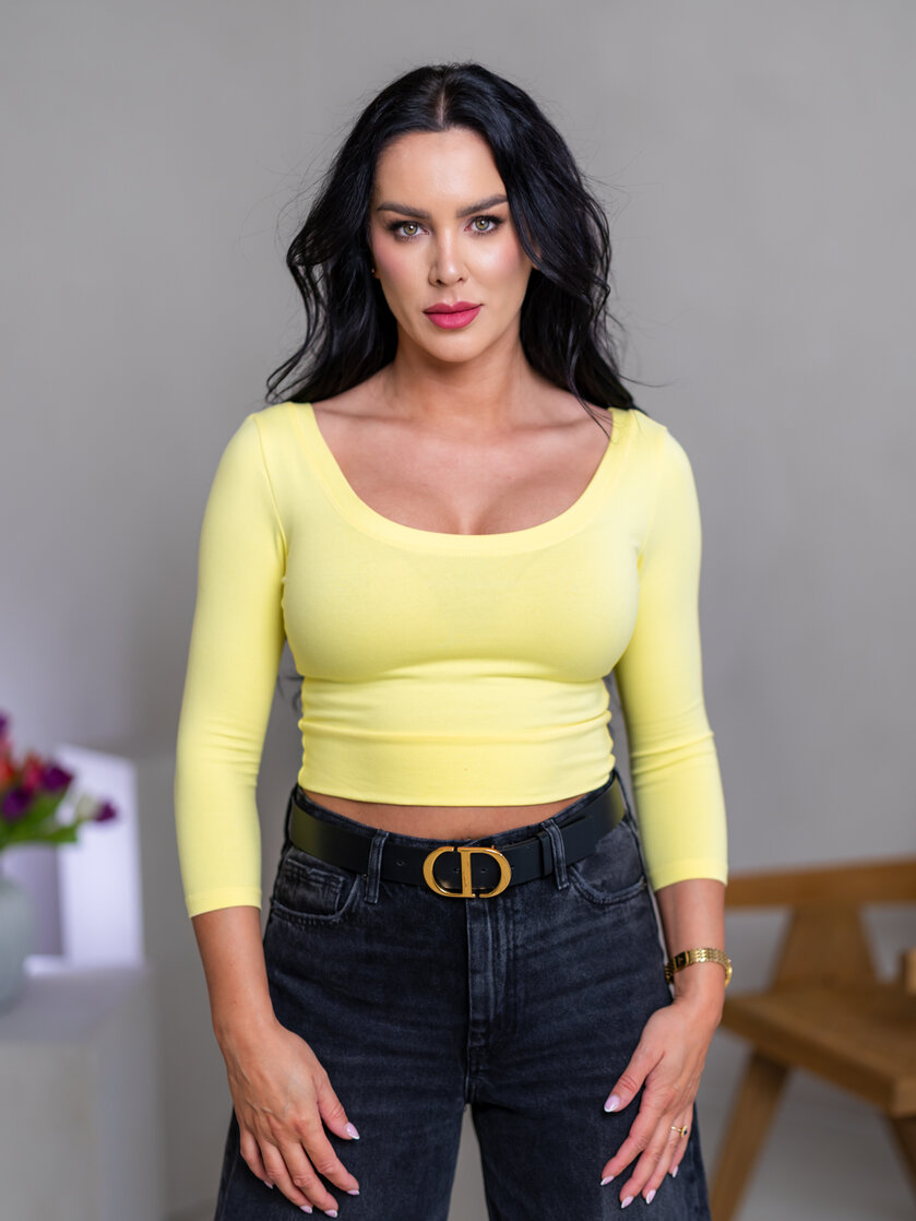 CROP TOP “LARA” - VÝSTRIH VPREDU AJ NA CHRBÁTE