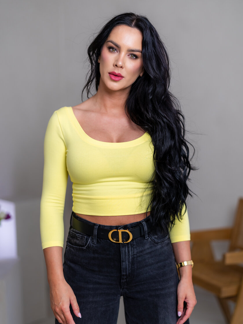 CROP TOP “LARA” - VÝSTRIH VPREDU AJ NA CHRBÁTE