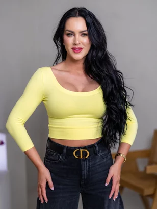 CROP TOP “LARA” - VÝSTRIH VPREDU AJ NA CHRBÁTE