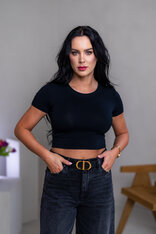 CROP TOP “LARA” - ZÁKLADNÝ VÝSTRIH