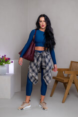 CROP TOP “ROBYN” - ZÁKLADNÝ VÝSTRIH