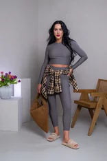 CROP TOP “ROBYN” - ZÁKLADNÝ VÝSTRIH