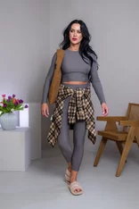 CROP TOP “ROBYN” - ZÁKLADNÝ VÝSTRIH