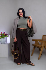 CROP TOP “THEA” - PRINECHANÝ STOJAČIK A PADNUTÉ PLECIA