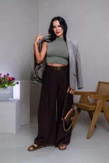 CROP TOP “THEA” - PRINECHANÝ STOJAČIK A PADNUTÉ PLECIA CROP TOP “THEA” - PRINECHANÝ STOJAČIK A PADNUTÉ PLECIA