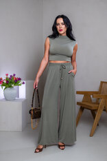 CROP TOP “THEA” - PRINECHANÝ STOJAČIK A PADNUTÉ PLECIA