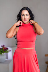 CROP TOP “THEA” - TIELKO SO STOJAČIKOM