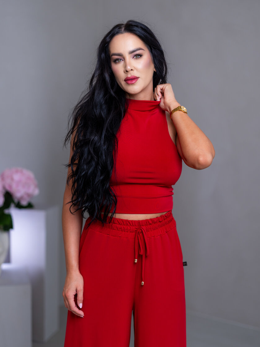 CROP TOP “THEA” - TIELKO SO STOJAČIKOM