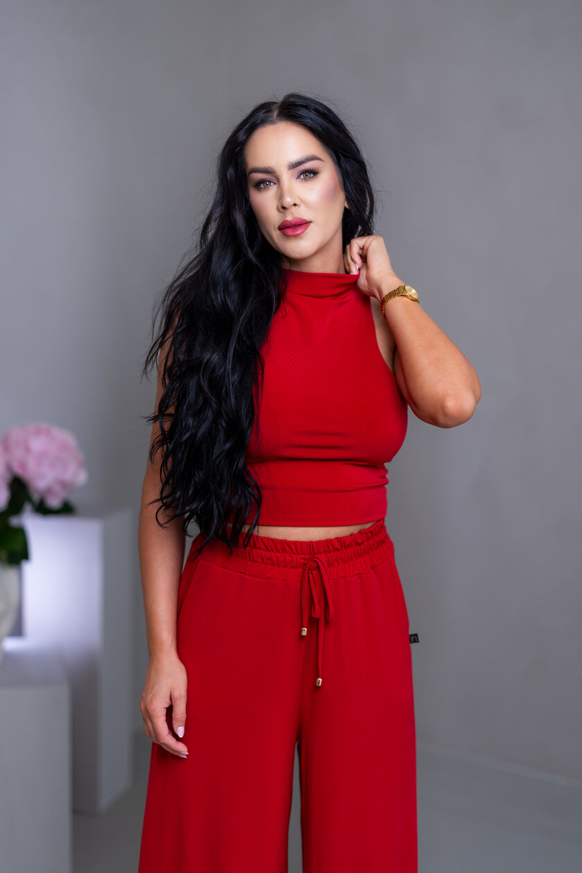 CROP TOP “THEA” - TIELKO SO STOJAČIKOM