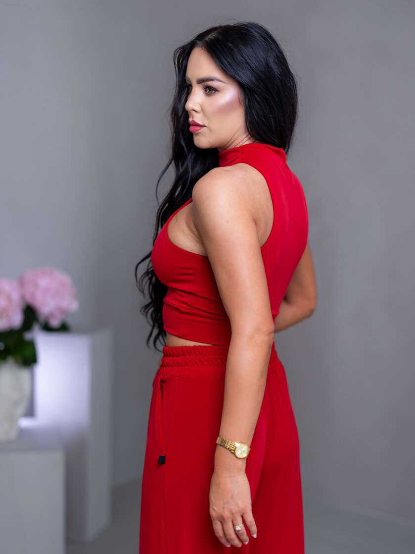 CROP TOP “THEA” - TIELKO SO STOJAČIKOM