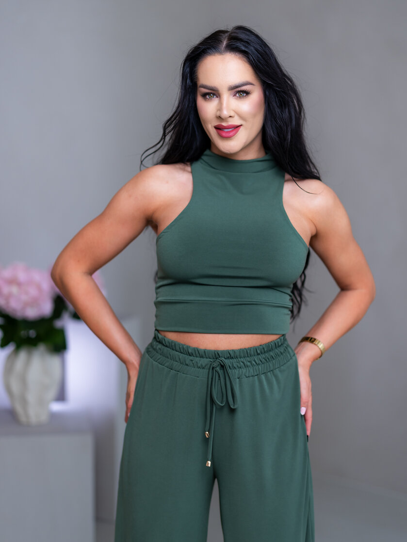 CROP TOP “THEA” - TIELKO SO STOJAČIKOM
