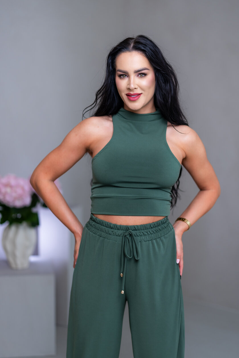CROP TOP “THEA” - TIELKO SO STOJAČIKOM