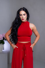 CROP TOP “THEA” - TIELKO SO STOJAČIKOM