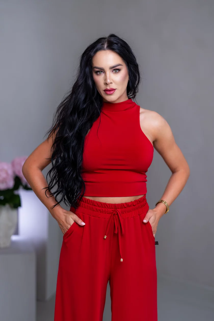 CROP TOP “THEA” - TIELKO SO STOJAČIKOM