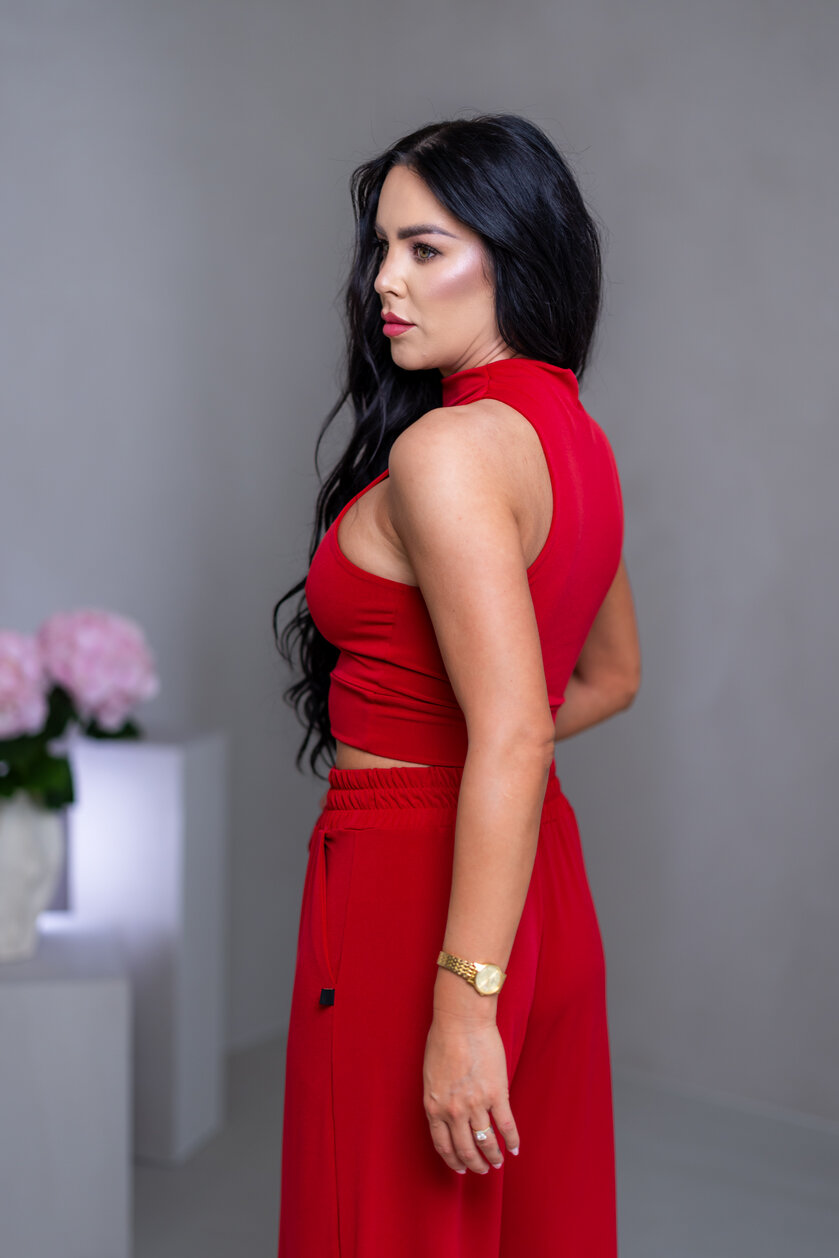 CROP TOP “THEA” - TIELKO SO STOJAČIKOM