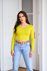 CROP TOP ZÁKLADNÝ - BAVLNA