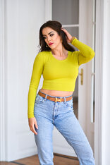 CROP TOP ZÁKLADNÝ - BAVLNA