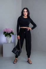 DVOJVRSTOVÝ CROP TOP “SABRINA” S OTVOROM NA CHRBÁTE