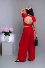 DVOJVRSTOVÝ CROP TOP “SABRINA” S OTVOROM NA CHRBÁTE