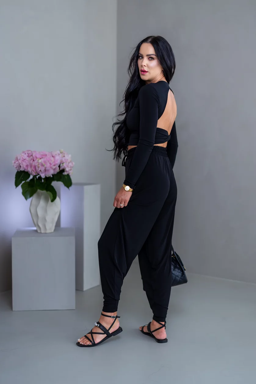 DVOJVRSTOVÝ CROP TOP “SABRINA” S OTVOROM NA CHRBÁTE