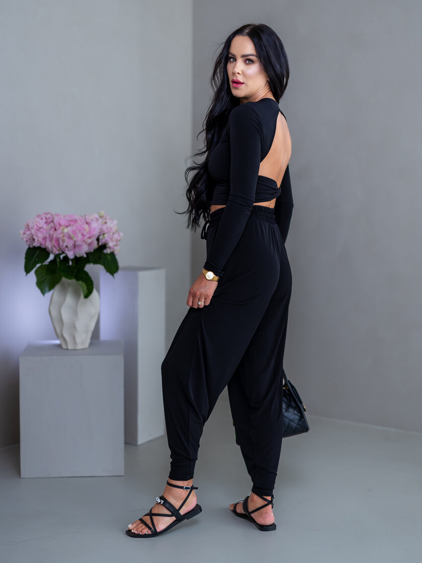 DVOJVRSTOVÝ CROP TOP “SABRINA” S OTVOROM NA CHRBÁTE