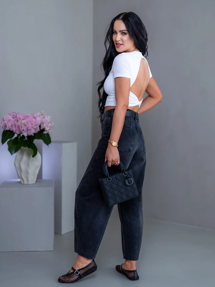 DVOJVRSTOVÝ CROP TOP “SABRINA” S OTVOROM NA CHRBÁTE