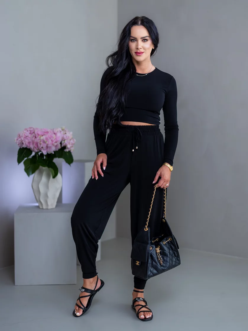 DVOJVRSTOVÝ CROP TOP “SABRINA” S OTVOROM NA CHRBÁTE