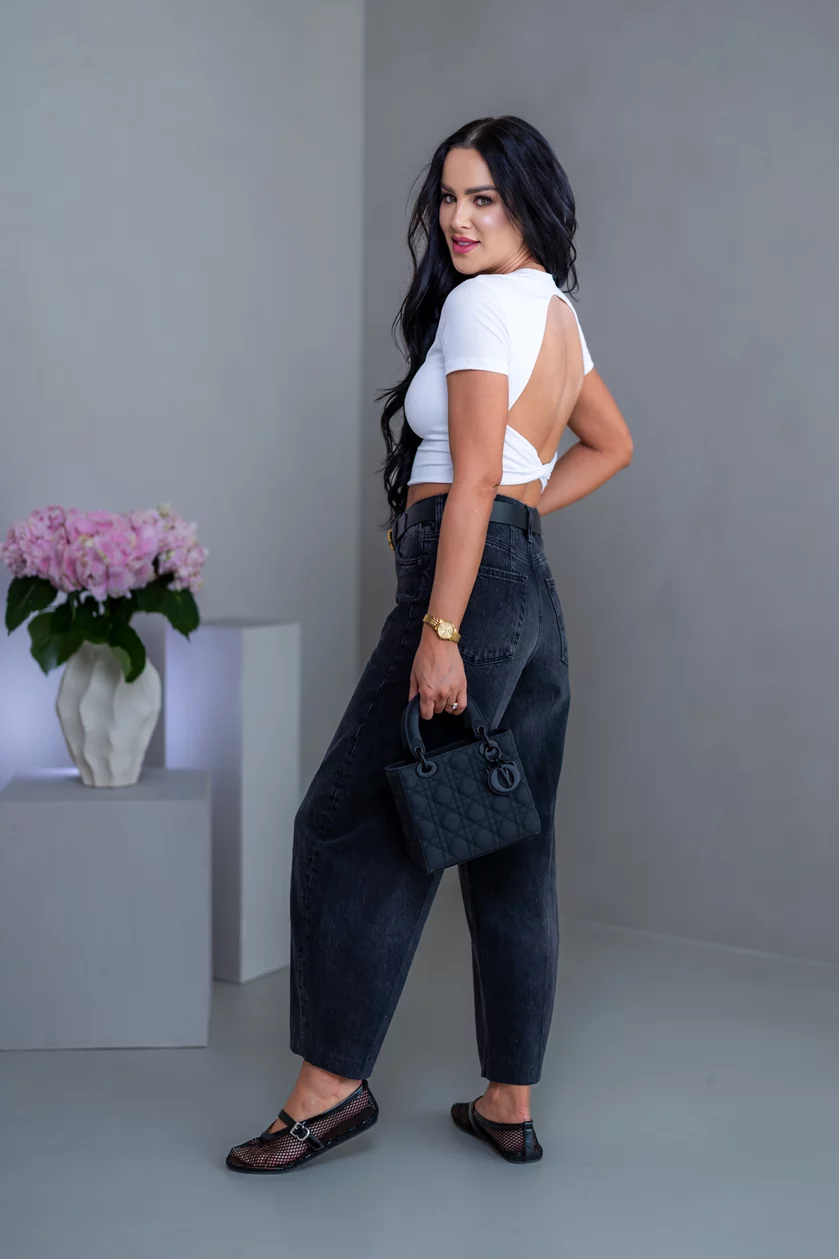 DVOJVRSTOVÝ CROP TOP “SABRINA” S OTVOROM NA CHRBÁTE