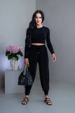 DVOJVRSTOVÝ CROP TOP “SABRINA” S OTVOROM NA CHRBÁTE