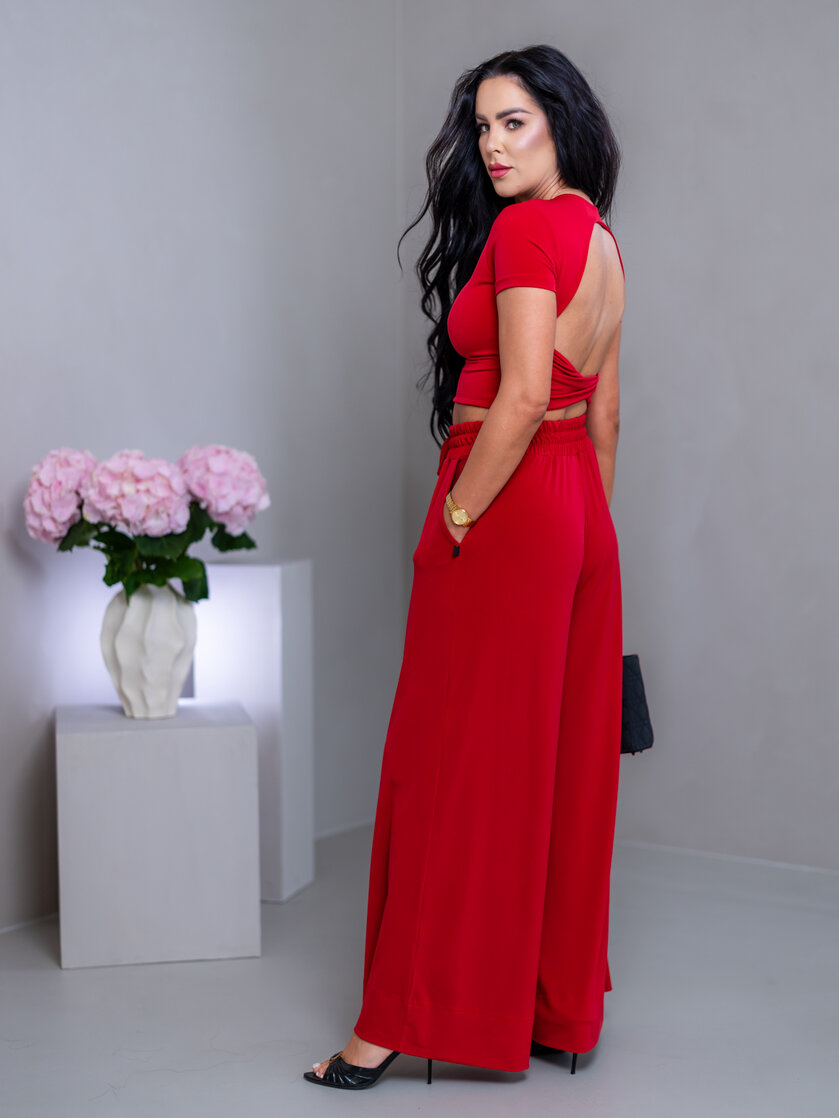 DVOJVRSTOVÝ CROP TOP “SELENA” S OTVOROM NA CHRBÁTE