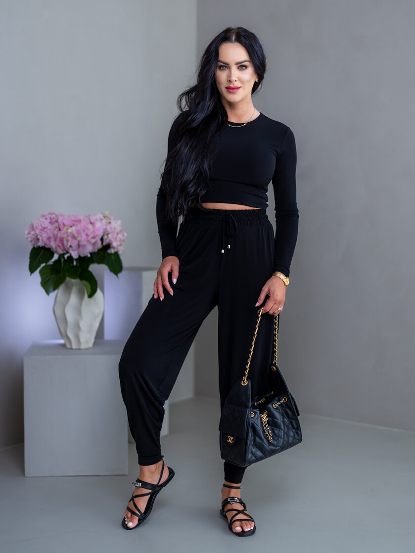 DVOJVRSTOVÝ CROP TOP “SELENA” S OTVOROM NA CHRBÁTE