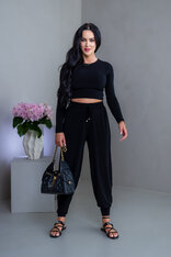 DVOJVRSTOVÝ CROP TOP “SELENA” S OTVOROM NA CHRBÁTE