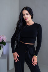DVOJVRSTOVÝ CROP TOP “SELENA” S OTVOROM NA CHRBÁTE