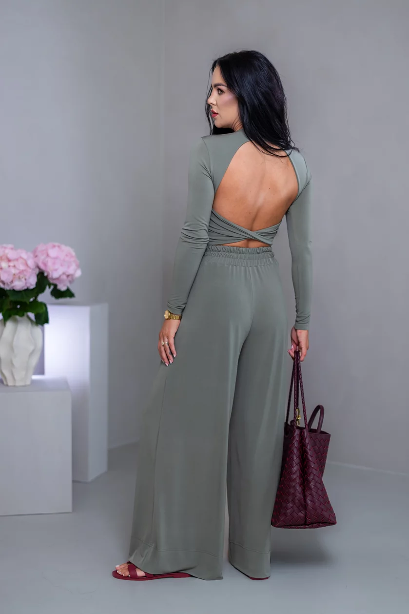 DVOJVRSTOVÝ CROP TOP “SELENA” S OTVOROM NA CHRBÁTE