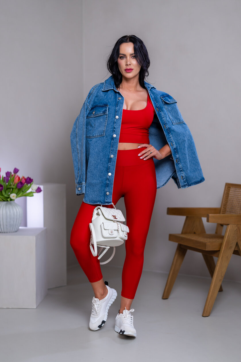 DVOJVRSTVOVÝ CROP TOP “ROBYN” - TIELKO S VÝSTRIHOM