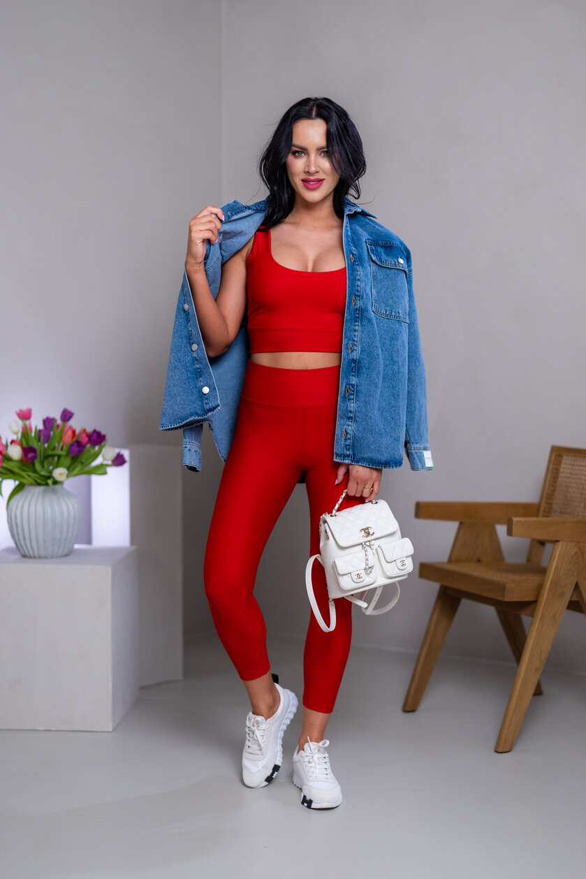 DVOJVRSTVOVÝ CROP TOP “ROBYN” - TIELKO S VÝSTRIHOM