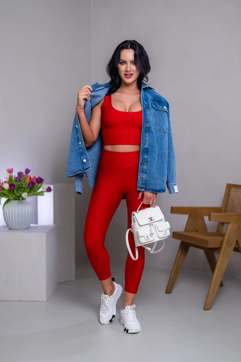 DVOJVRSTVOVÝ CROP TOP “ROBYN” - TIELKO S VÝSTRIHOM