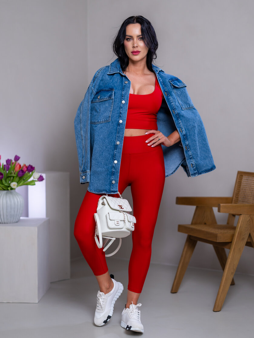DVOJVRSTVOVÝ CROP TOP “ROBYN” - TIELKO S VÝSTRIHOM
