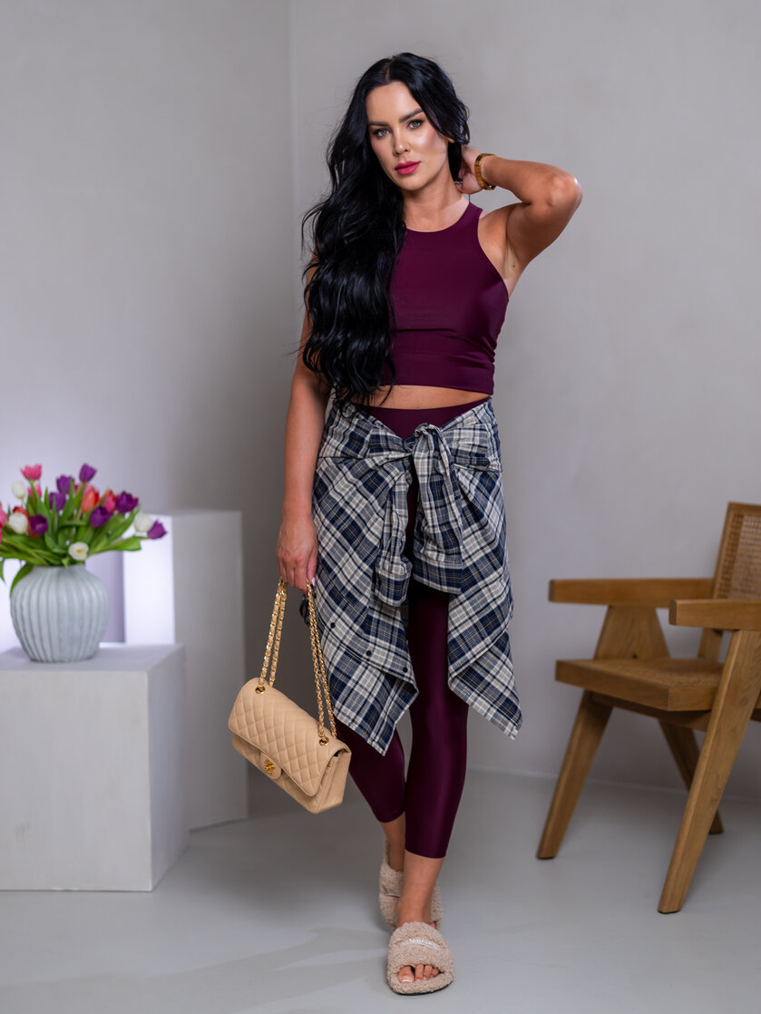 DVOJVRSTVOVÝ CROP TOP “ROBYN” - VYKROJENÉ TIELKO