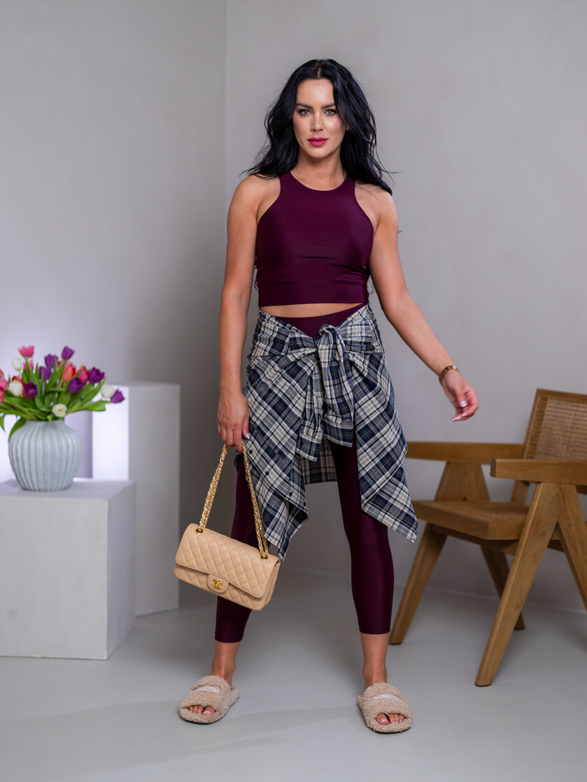 DVOJVRSTVOVÝ CROP TOP “ROBYN” - VYKROJENÉ TIELKO